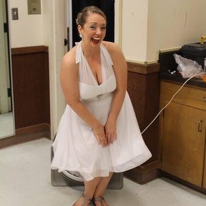 Sheer halter dresses